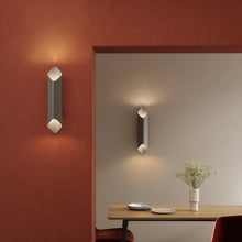 Load image into Gallery viewer, Ako LED Wall Light in living room.

