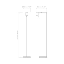 Load image into Gallery viewer, Ascoli Floor Lamp - line drawing.
