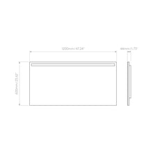 Load image into Gallery viewer, Avlon LED Illuminated Mirror - line drawing.
