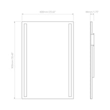 Load image into Gallery viewer, Avlon LED Illuminated Mirror - line drawing.
