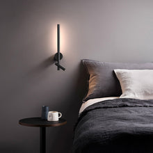 Load image into Gallery viewer, Baton Reader LED Wall Light in bedroom.
