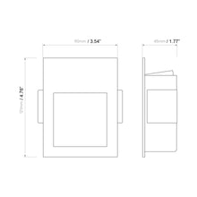 Load image into Gallery viewer, Borgo LED Wall Light - line drawing.

