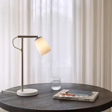 Load image into Gallery viewer, Carlton Table Lamp in living room.
