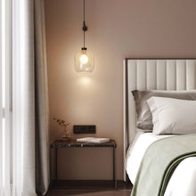 Load image into Gallery viewer, Curve Glass Shade in bedroom.
