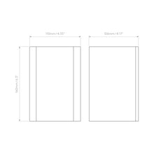 Load image into Gallery viewer, Dunbar Outdoor LED Wall Light - line drawing.
