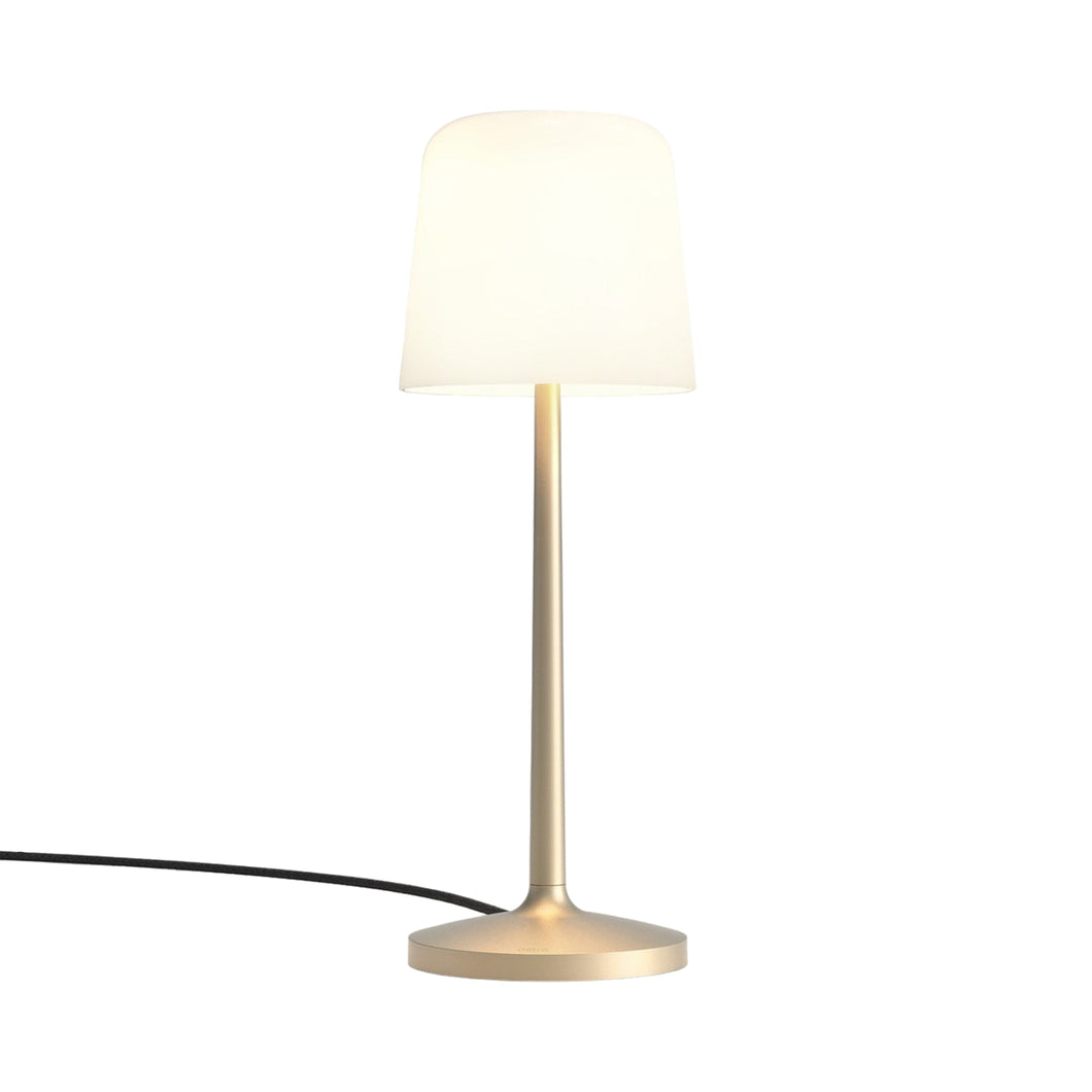 Ella Table Lamp in Light Bronze.