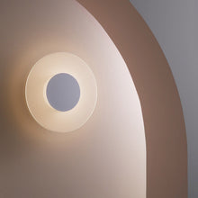 Load image into Gallery viewer, Halftone Bath Wall Light in Detail.
