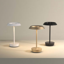 Load image into Gallery viewer, Halo LED Portable Table Lamp in Detail.
