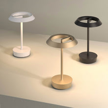 Load image into Gallery viewer, Halo LED Portable Table Lamp in Detail.
