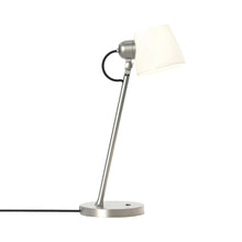 Load image into Gallery viewer, Imari Table Lamp in Matt Nickel.
