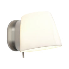 Load image into Gallery viewer, Imari Wall Light in Matt Nickel.
