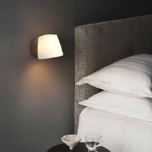 Load image into Gallery viewer, Imari Wall Light in bedroom.
