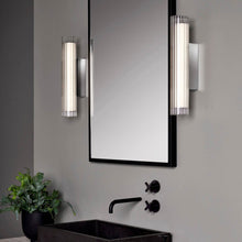 Load image into Gallery viewer, io LED Wall Light in bathroom.
