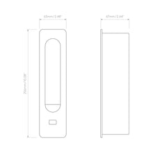 Load image into Gallery viewer, Keta LED Reading Wall Light - line drawing.
