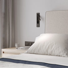 Load image into Gallery viewer, Keta LED Wall Light in bedroom.

