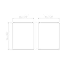 Load image into Gallery viewer, Kos Outdoor LED Recessed Wall Light - line drawing.
