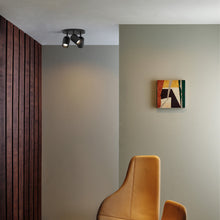 Load image into Gallery viewer, Koto Triple Round Spot Light in living room.
