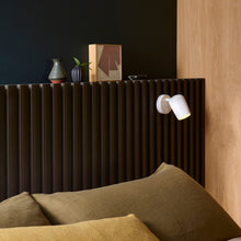 Load image into Gallery viewer, Koto Wall Light in bedroom.
