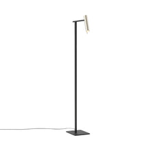 Load image into Gallery viewer, Leda Floor Lamp in Matt Nickel.
