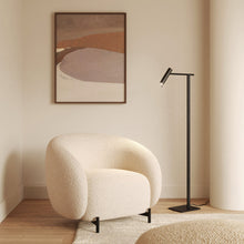 Load image into Gallery viewer, Leda Floor Lamp in living room.
