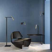 Load image into Gallery viewer, Leda Floor Lamp in living room.
