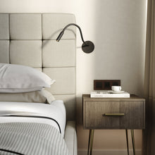 Load image into Gallery viewer, Lucca LED Recessed Wall Light in bedroom.
