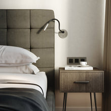 Load image into Gallery viewer, Lucca LED Recessed Wall Light in bedroom.
