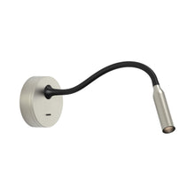Load image into Gallery viewer, Lucca LED Surface Wall Light in Matt Nickel.
