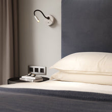 Load image into Gallery viewer, Lucca LED Surface Wall Light in bedroom.
