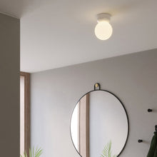 Load image into Gallery viewer, Lyra Flush Mount Ceiling Light in living room.
