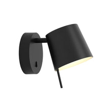 Load image into Gallery viewer, Miura LED Wall Light in Matt Black/Matt Black.
