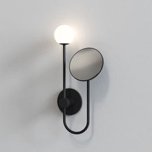 Load image into Gallery viewer, Orb Bath Wall Light in Detail.
