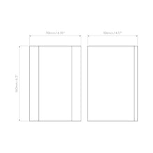 Load image into Gallery viewer, Oslo Outdoor LED Wall Light - line drawing.
