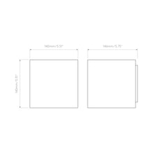 Load image into Gallery viewer, Pienza LED Wall Light - line drawing.
