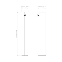 Load image into Gallery viewer, Ravello Floor Lamp - line drawing.
