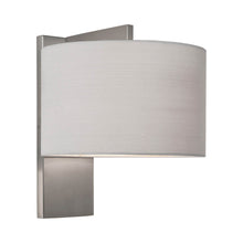 Load image into Gallery viewer, Ravello Wall Light in Matt Nickel/Putty (Drum).
