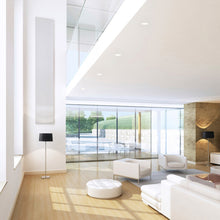 Load image into Gallery viewer, Trimless Round LED Recessed Light in living room.
