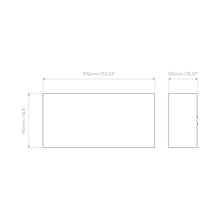 Load image into Gallery viewer, Velo LED Wall Light - line drawing.
