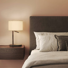 Load image into Gallery viewer, Venn Reader Table Lamp in bedroom.
