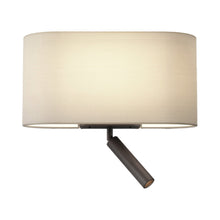 Load image into Gallery viewer, Venn Reader Wall Light in Bronze/Putty.
