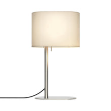 Load image into Gallery viewer, Venn Table Lamp in Matt Nickel.
