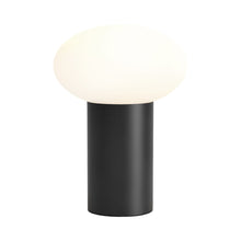 Load image into Gallery viewer, Zeppo LED Portable Table Lamp in Matt Black.
