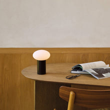 Load image into Gallery viewer, Zeppo LED Portable Table Lamp in living room.
