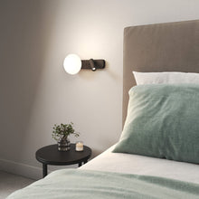 Load image into Gallery viewer, Zeppo Reader Wall Light in bedroom.
