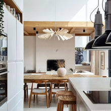 Load image into Gallery viewer, Aurora Pendant Light in dining room.
