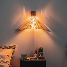 Load image into Gallery viewer, Ava Wall Light in bedroom.
