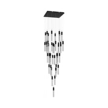 Load image into Gallery viewer, The Original Glacier Snow Pendant Light in Black (41-Light).
