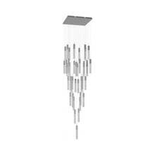 Load image into Gallery viewer, The Original Glacier Snow Pendant Light in Chrome (41-Light).
