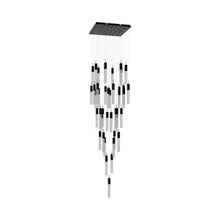 Load image into Gallery viewer, The Original Glacier Snow Pendant Light in Dark Bronze (41-Light).
