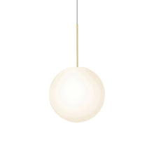 Load image into Gallery viewer, Bola Sphere LED Pendant Light in Brass (16-Inch).
